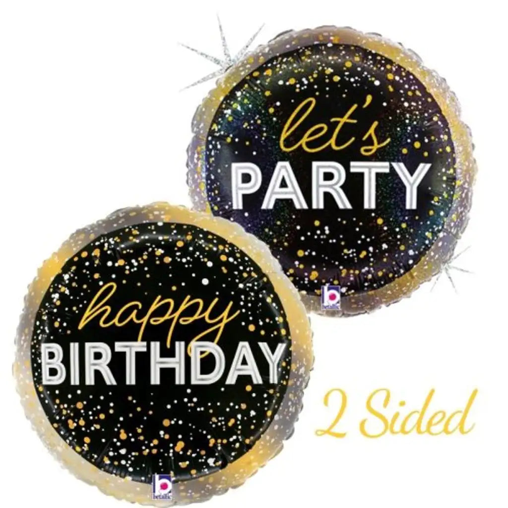 Grabo Foil Balloon Metallic Birthday Party Hat 18in G26370GHP
