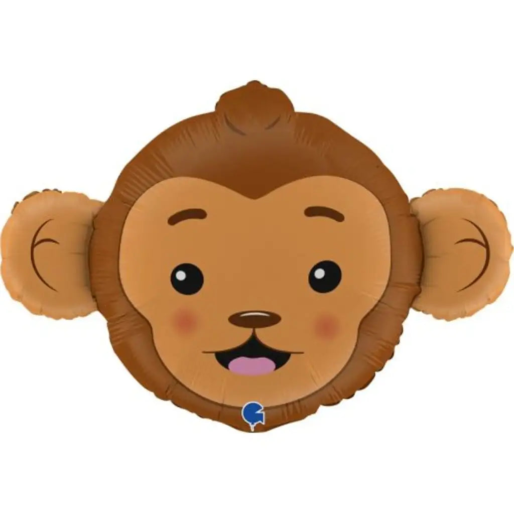 Grabo Foil Balloon Monkey Head 36in G72012P