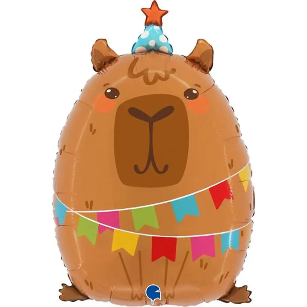 Grabo Foil Balloon Party Capybara 23in G72221P