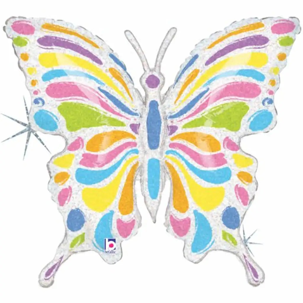 Grabo Foil Balloon Pastel Butterfly 33in G35087H