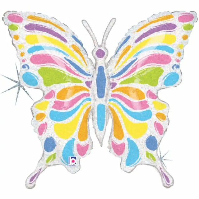 Grabo Foil Balloon Pastel Butterfly 33in G35087H