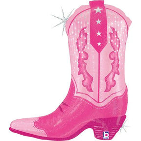 Grabo Foil Balloon Pink Cowgirl Boot 29in G25542GHP