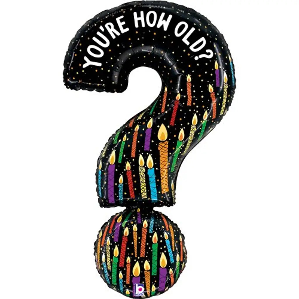 Grabo Foil Balloon You're How Old Question Mark Shape 51in G25371P