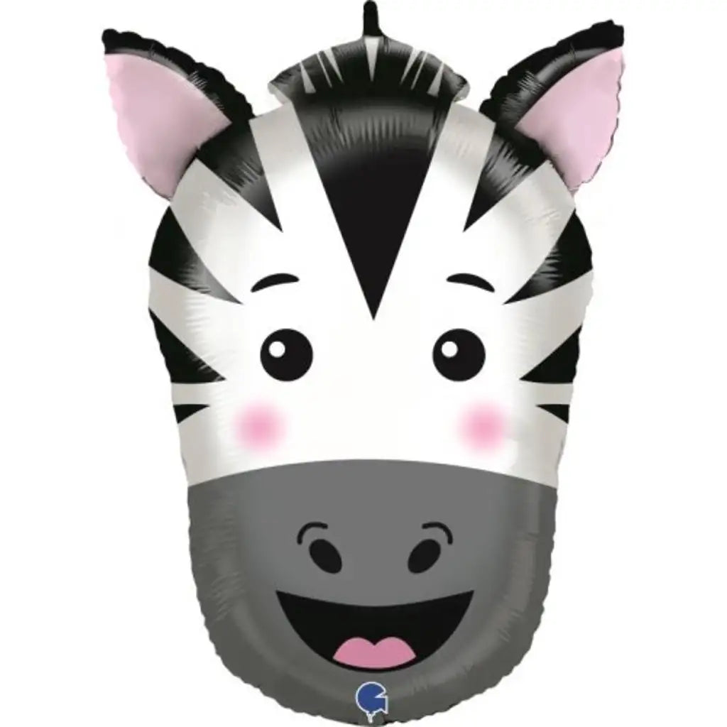 Grabo Foil Balloon Zebra Head 29in G72008