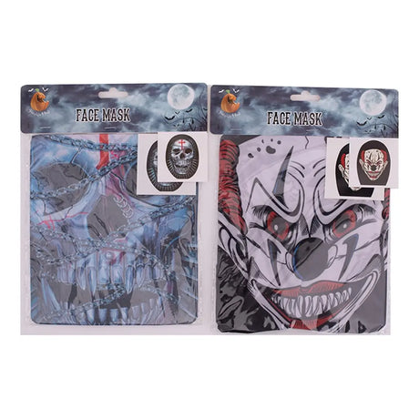 Halloween Fabric Horror Face Mask 3Pk HW48816