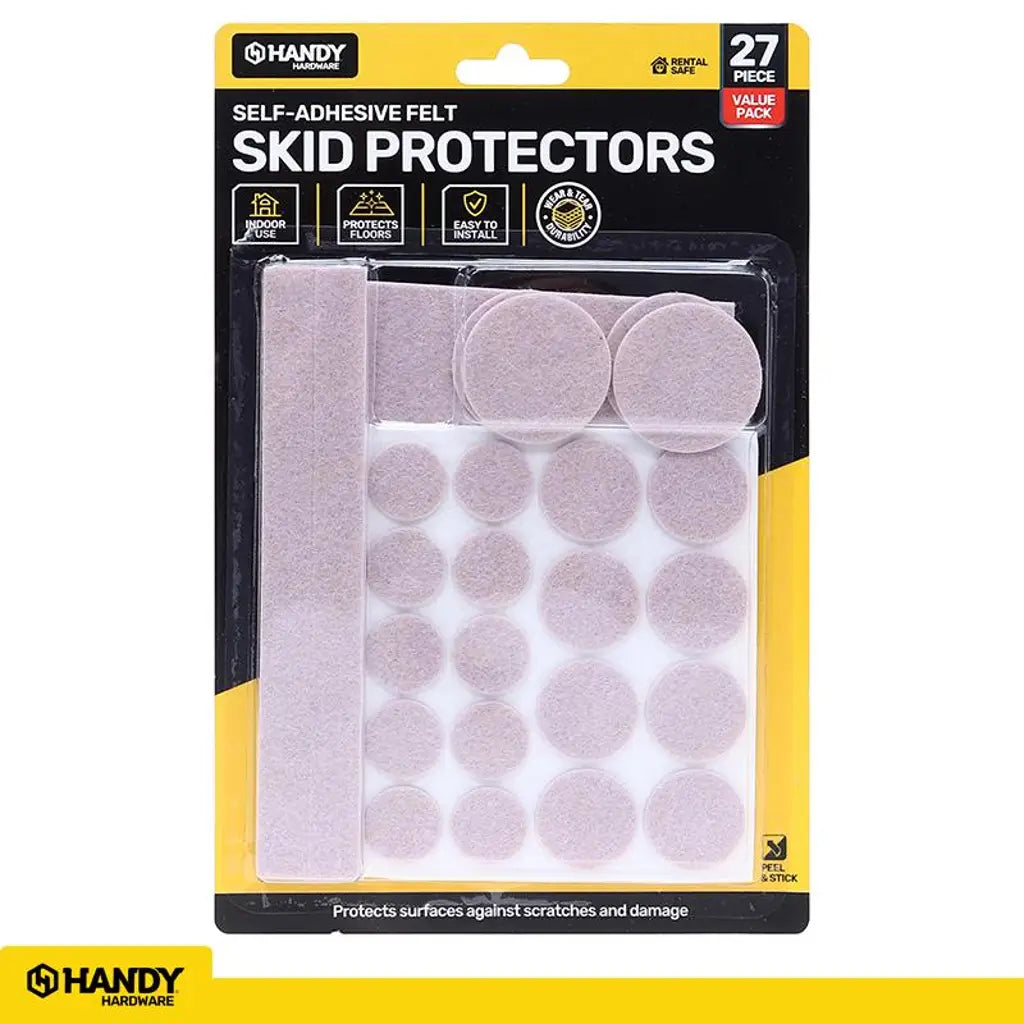 Handy Hardware Adhesive Floor Protection Felt Pads 27Pk 218158