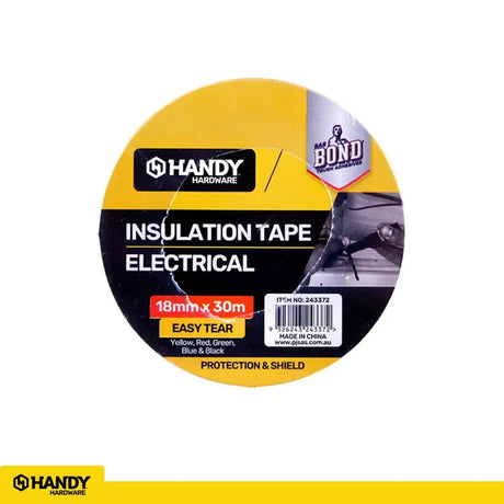Handy Hardware Assorted Colours Electrical Insulation Tape 18mmX30m 5Pcs 243372