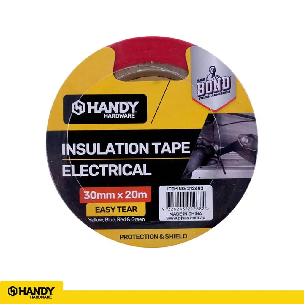 Handy Hardware Assorted Colours Electrical Insulation Tape 4Pcs 212682