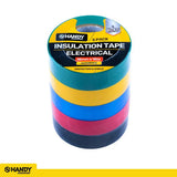 Handy Hardware Assorted Insulation Electrical Tape 18mmX15m 5Pk 274956