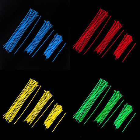 Handy Hardware Assorted Size And Coloured Cable Ties 75Pcs 230617