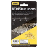 Handy Hardware Brass Cup Hooks 18Pcs 196760