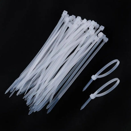 Handy Hardware Cable Ties Black Or Clear 150x3.6mm 120Pcs 278244