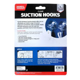 Handy Hardware Clear Suction Hooks Set 5.5cm 3Pk 270354