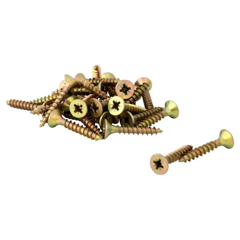 Handy Hardware Countersunk Chipboard Screw Zinc Plated 5x30mm 50Pcs 225354