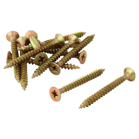 Handy Hardware Countersunk Chipboard Screw Zinc Plated 5x50mm 30Pcs 225361