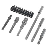 Handy Hardware Driver Bit and Socket Adaptors Set 16Pcs 274253