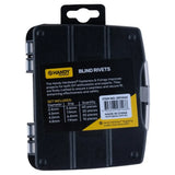 Handy Hardware Fasteners Fixings in Storage Case Blind Rivets Assorted Sizes 110Pcs 281466