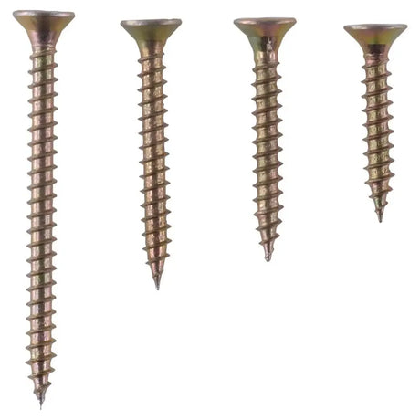Handy Hardware Fasteners Fixings in Storage Case Countersunk Chipboard MDF Screws Assorted Sizes 110Pcs 281398