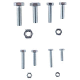 Handy Hardware Fasteners Fixings in Storage Case Hex Head Nuts Bolts Galvanised Iron Assorted Sizes 112Pcs 281404