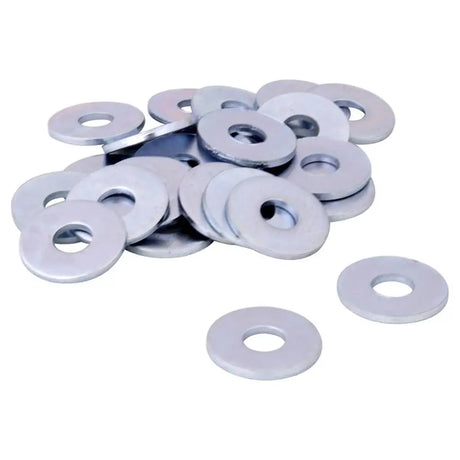 Handy Hardware Flat Washer Zinc Plated M6 80Pcs 225316