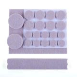 Handy Hardware Floor Protection Adhesive Felt Skid Protectors Assorted Size 5mm 27Pk 279586