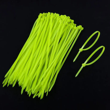 Handy Hardware Fluro Cable Ties Assorted 200x3.6mm 200Pcs 278275