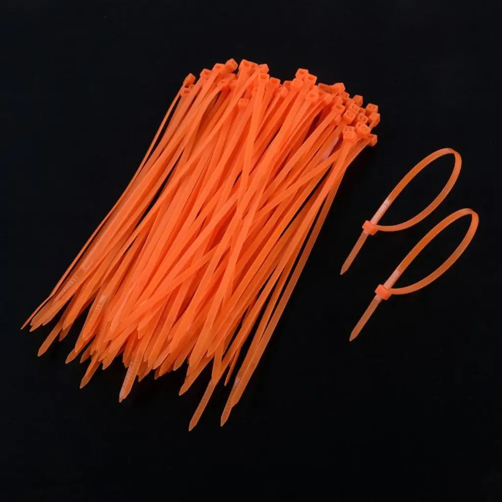Handy Hardware Fluro Cable Ties Assorted 200x3.6mm 200Pcs 278275