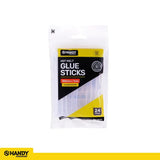Handy Hardware Glue Gun Hot Melt Glue Sticks 100x7mm Clear 24Pcs 279517