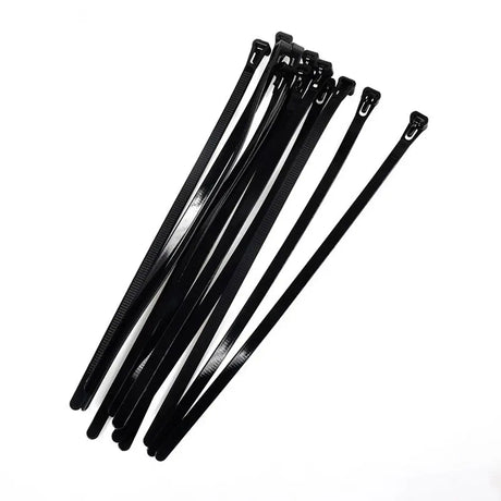 Handy Hardware Heavy Duty Cable Ties Black 250x7.2mm 12Pcs 230679