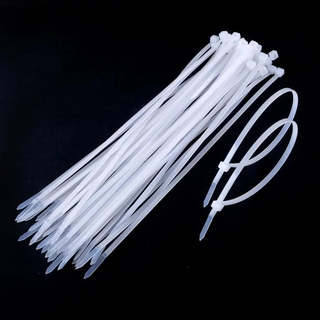 Handy Hardware Heavy Duty Cable Ties Black Or Clear 300x4.8mm 36Pcs 230594