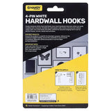 Handy Hardware Hooks Hardwall Hangers Assorted Sizes 14Pcs 67671