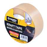 Handy Hardware Kraft Paper Boxes Packaging Tape 48mmX50m 276721