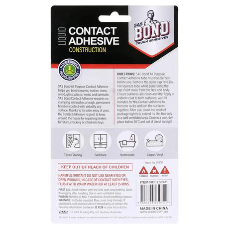 Handy Hardware Liquid Contact Adhesive Glue 45ml 250721