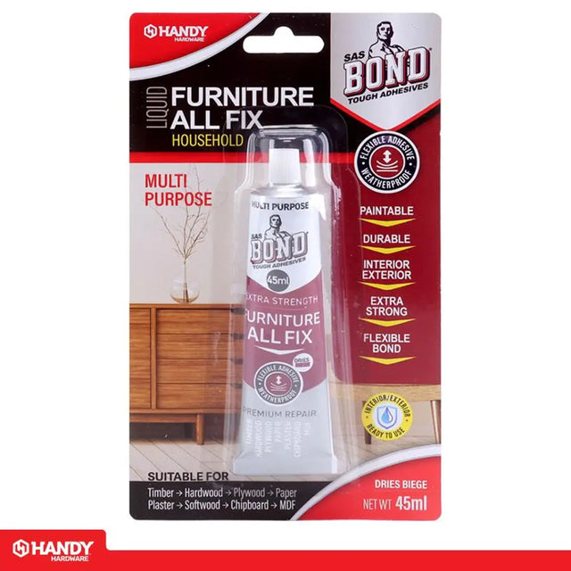 Handy Hardware Liquid Furniture All Fix Glue 45ml 250714