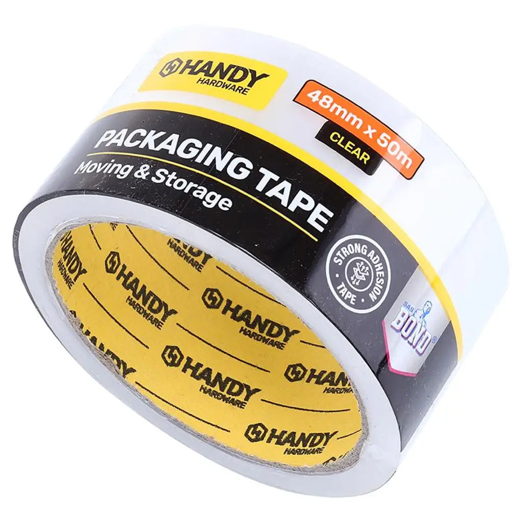 Handy Hardware Packaging Tape Clear 48mmX50m 39364