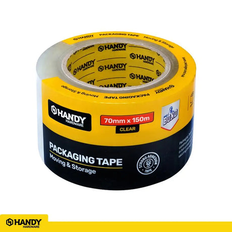 Handy Hardware Packaging Tape Extra Wide Clear 70mmX150m 275380