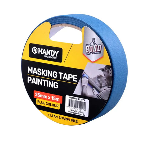 Handy Hardware Painters Blue Masking Tape 25mmX15m 222179