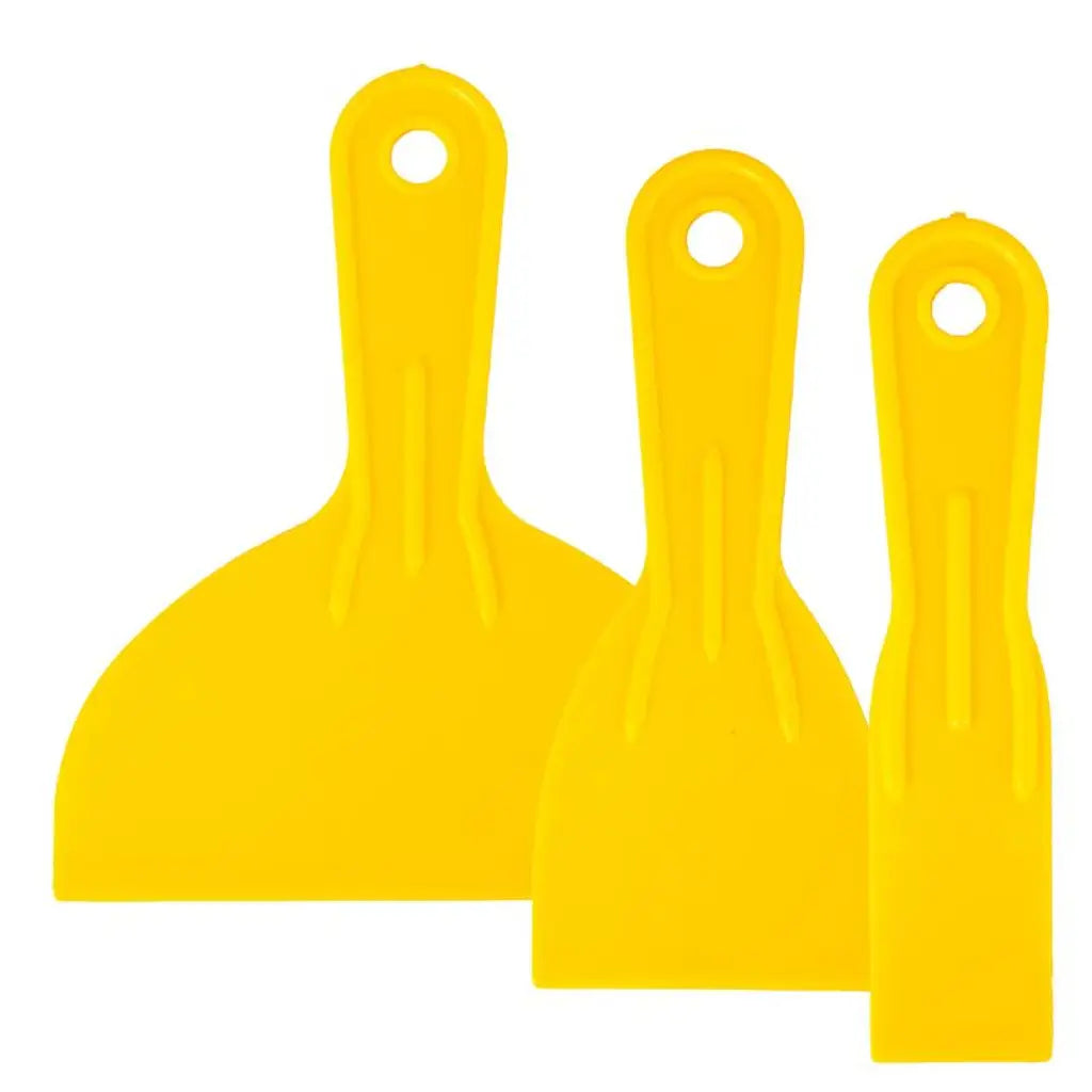 Handy Hardware Plaster Scraper Knives Yellow 3Pcs 236886