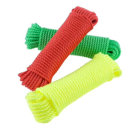 Handy Hardware Polyethylene Traditional Rope Assorted Colours 8mmX20m 280667