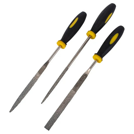 Handy Hardware Precision File Set 95mm 3Pcs 218899