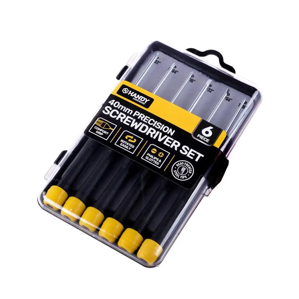 Handy Hardware Precision Screwdriver Set 40mm 6Pcs 229307