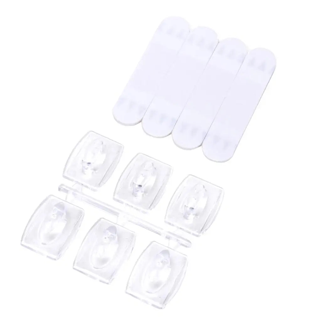 Handy Hardware Removable Clear Hooks 27x21mm 500g 6Pk 217892