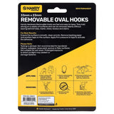 Handy Hardware Removable Oval Hooks 33x23mm 1Kg 4Pk 218011