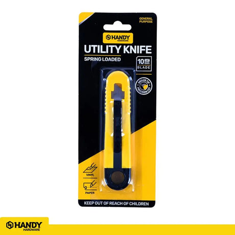 Handy Hardware Retractable Knife Spring Loaded Box Cutter 280995