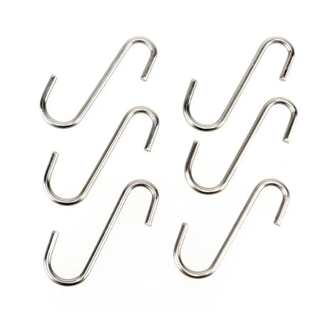 Handy Hardware S Hook Stainless Steel XS 70x30x3mm 6Pk 276196