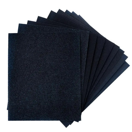 Handy Hardware Sandpaper Assorted Pack Wet Use Only 225x275mm 10Pk 14088