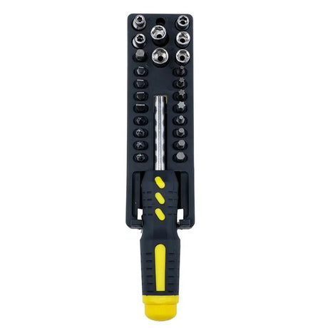 Handy Hardware Screwdriver Handle with Socket and Driver Bit Set 25Pcs 274239