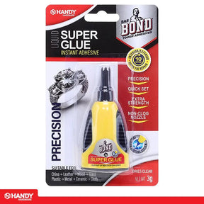 Handy Hardware Super Glue Instant Adhesive Dries Clear 3g 87426