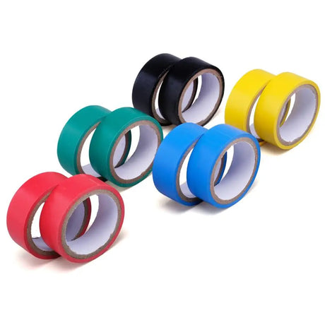 Handy Hardware Tape Electrical Assorted Colours PVC Tape Set 19mmX3m 10Pcs 42654