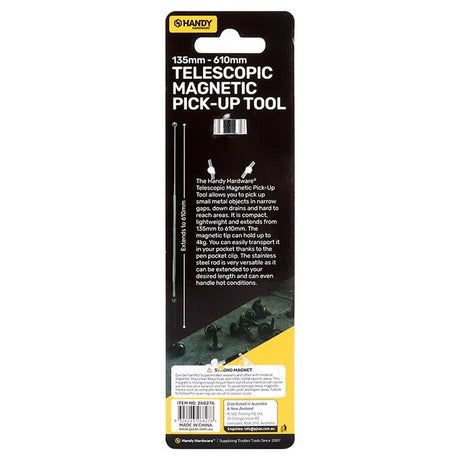 Handy Hardware Telescopic Magnetic Pick Up Tool Black 268276